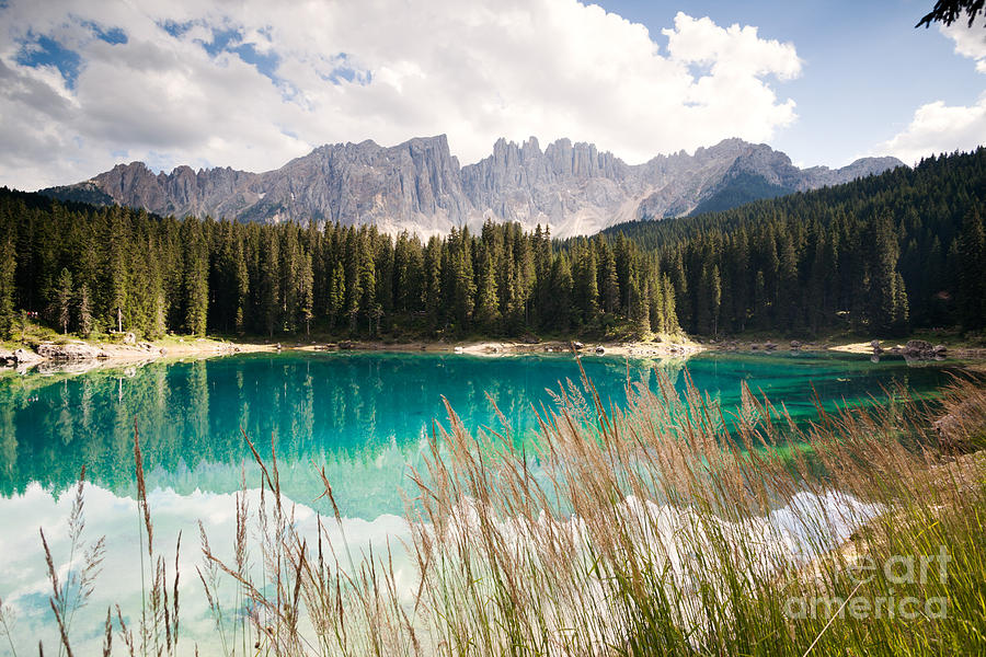 Lake Carezza in the Dolomites Photograph by Matteo Colombo