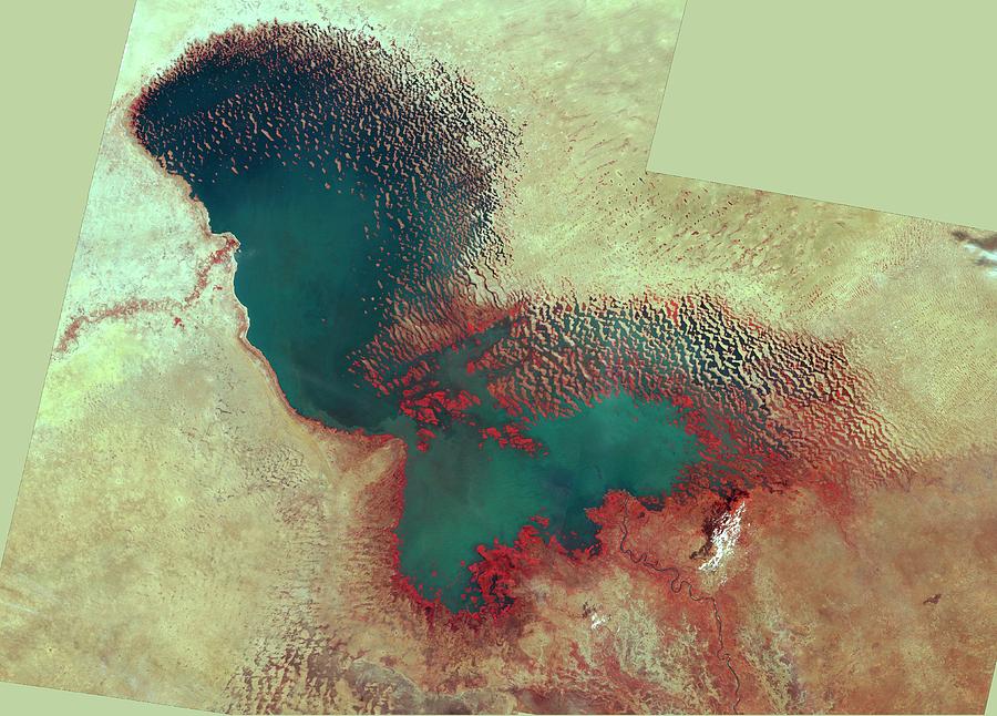 Lake Chad Photograph by Nasa/science Photo Library