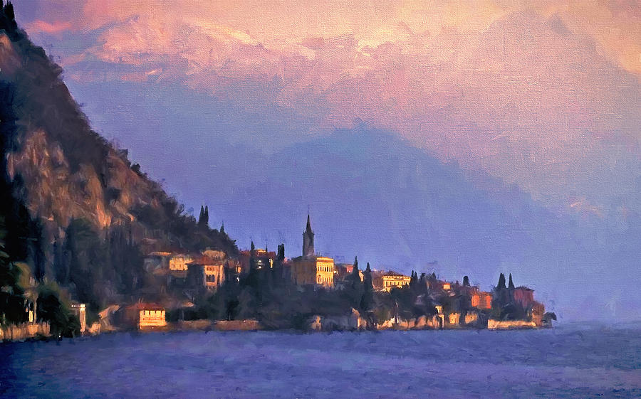 Lake Como Italy Painting by Douglas MooreZart