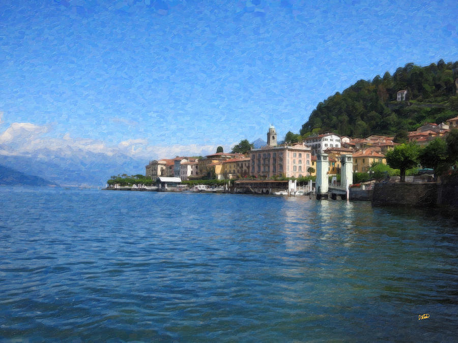 Lake Como Itl4493 Painting by Dean Wittle