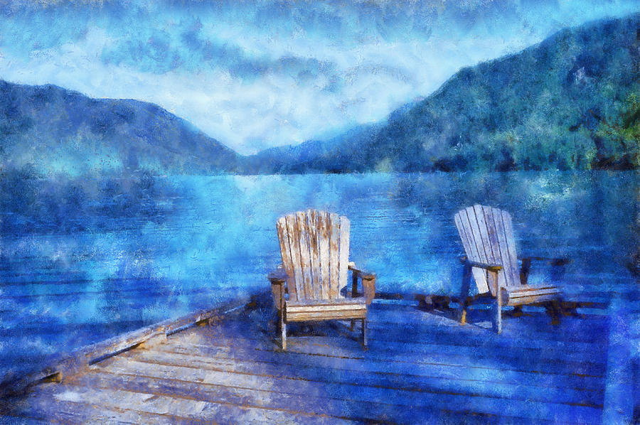 Lake Crescent Digital Art by Kaylee Mason