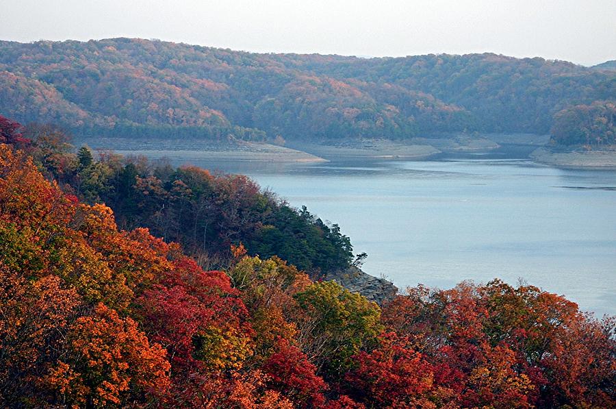 Lake Cumberland in Autumn Photograph by Thia Stover - Fine Art America