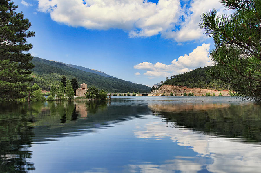 Lake Doxa in Feneos - Greece Photograph by Constantinos Iliopoulos