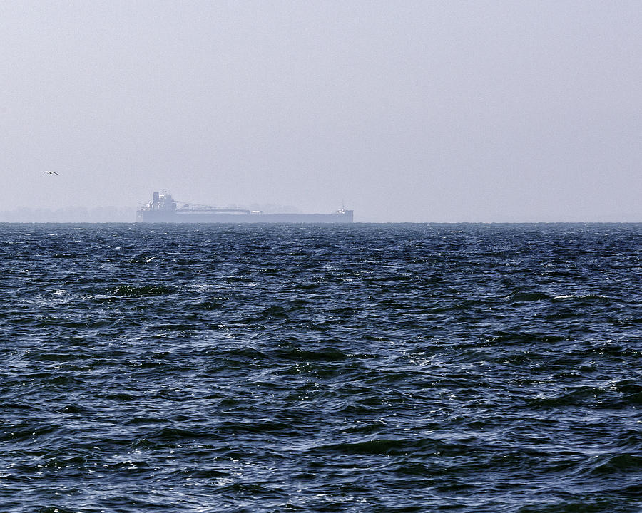 Lake Erie Cargo Ship Photograph by Jack R Perry