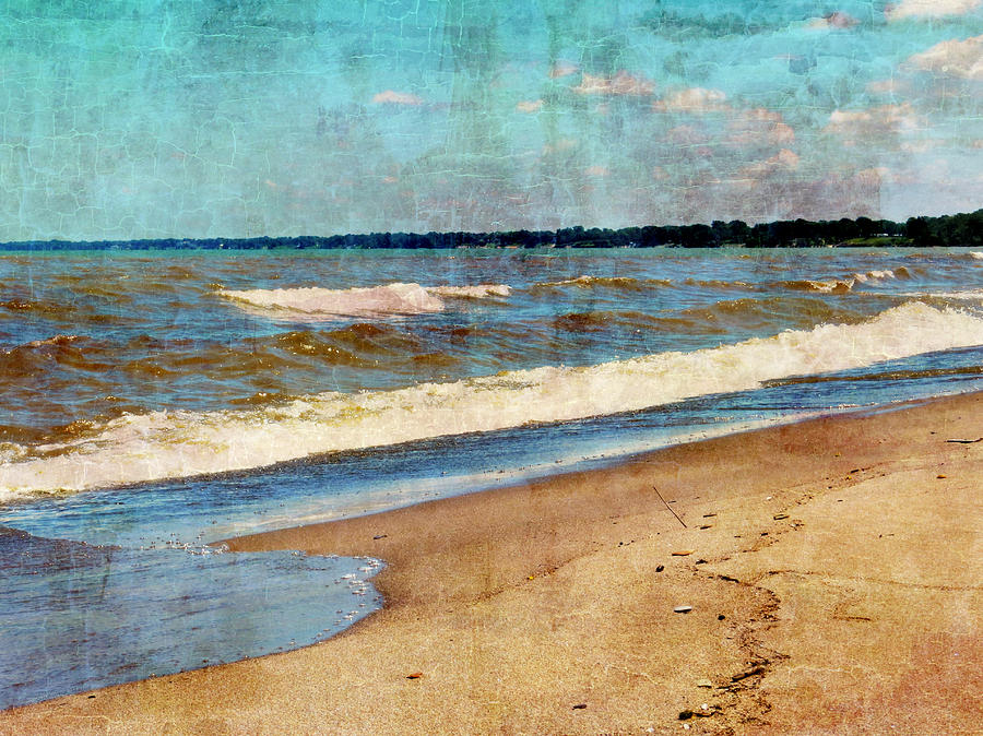 Lake Erie in June - Vintage Photograph by Shawna Rowe