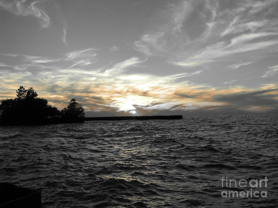 Lake Erie Lights Photograph by Michael Krek
