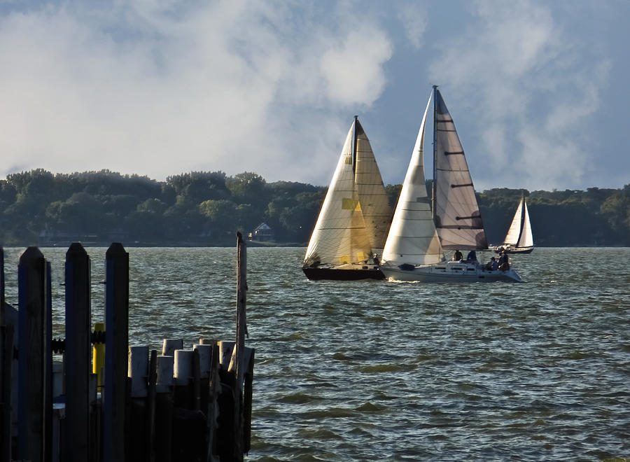 Lake Erie Sailing 2 Photograph by Shawna Rowe