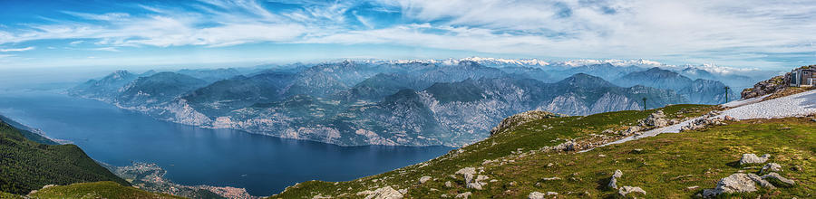 Lake Garda Seen From Mt. Baldo Photograph