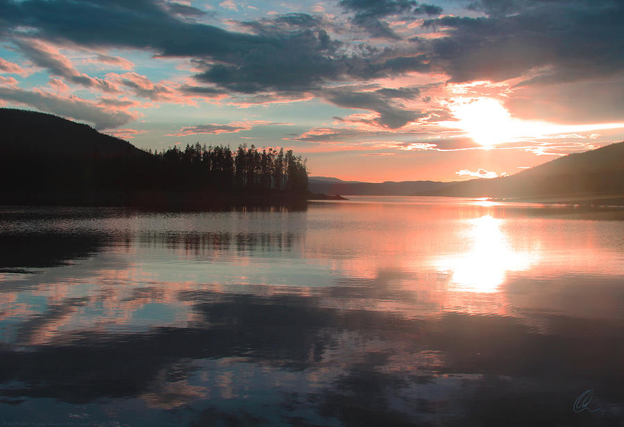 Lake Granby Sunset Photograph by Chris Thomas