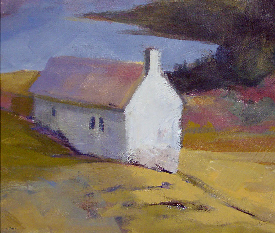 Lake House Sketch Painting by Dale  Witherow