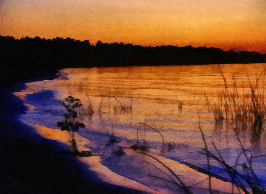Lake Huron Sunset  Photograph by Michelle Calkins