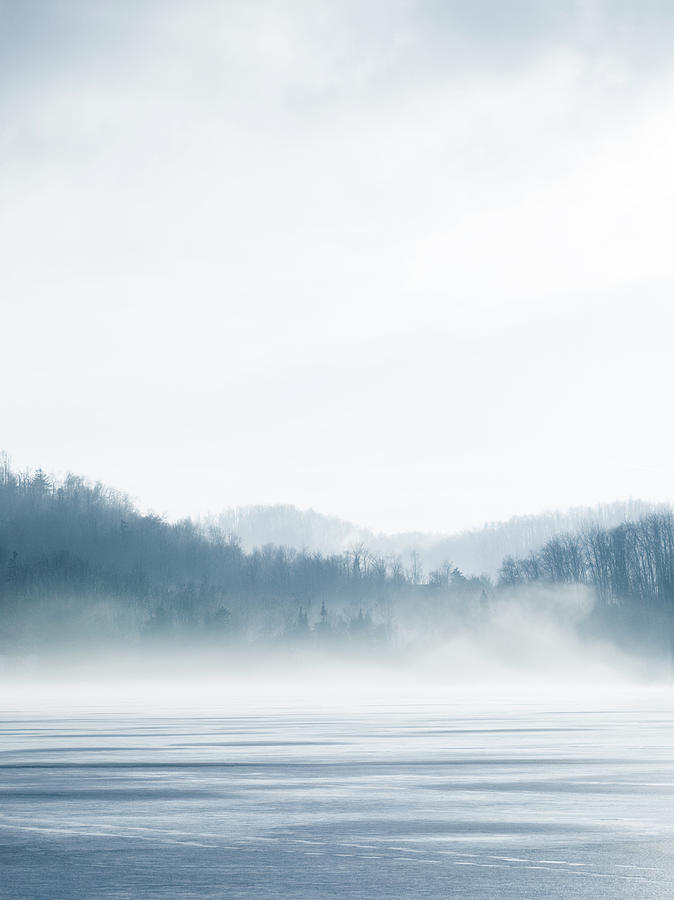 Lake In Winter Photograph by Cap53