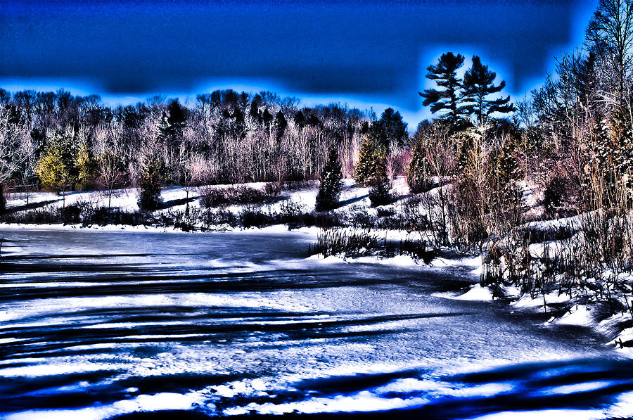 Lake in Winter Photograph by Douglas Pike