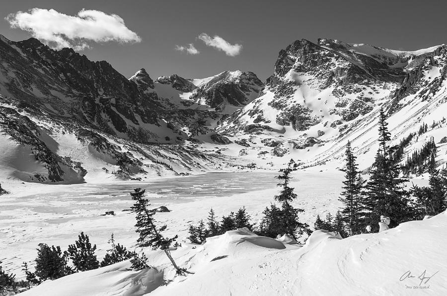 Lake Isabell BW Photograph by Aaron Spong