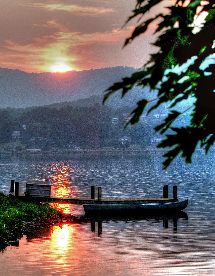 Lake J Sunset 2 Photograph by Craig Burgwardt