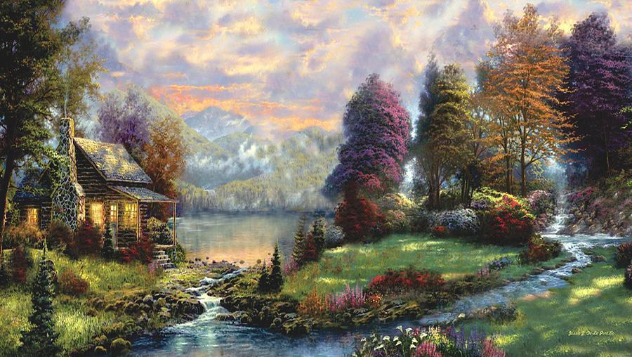 painters like thomas kinkade