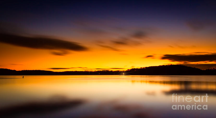 Lake Lanier Sunrise Photograph by Bernd Laeschke