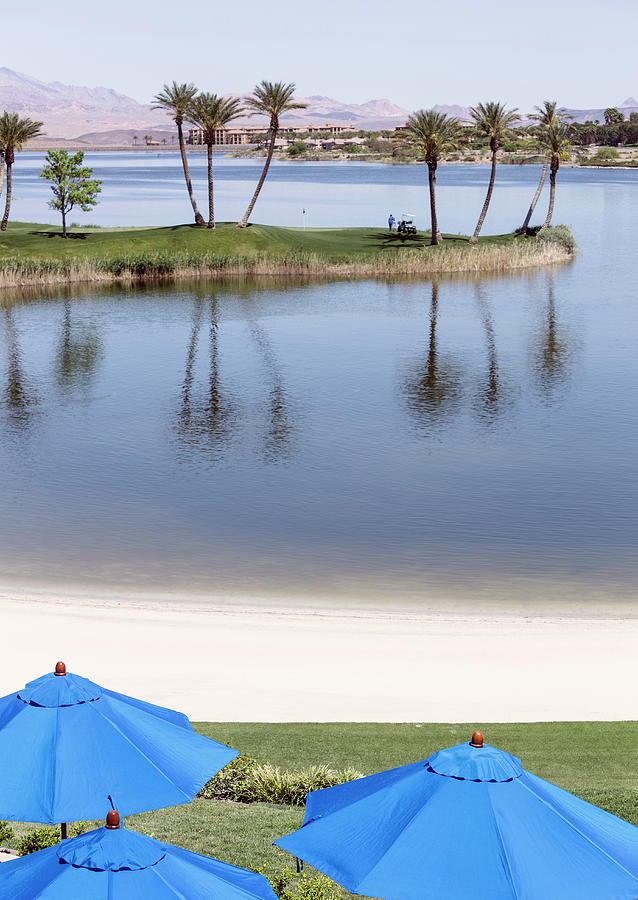 Lake Las Vegas In Henderson, Nevada Photograph by Ron Koeberer - Fine