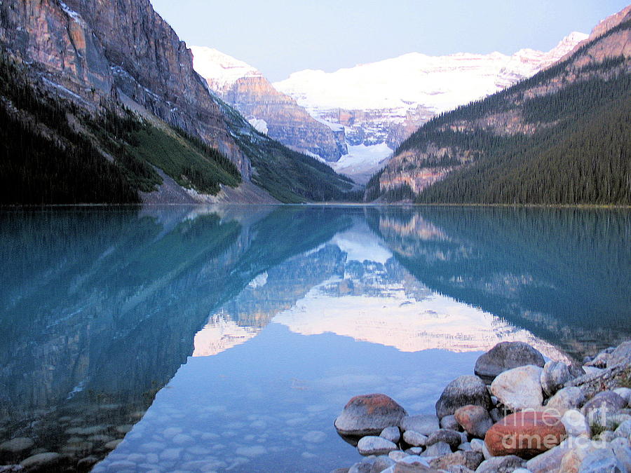 Lake Louise Morning Photograph by Gerry Bates