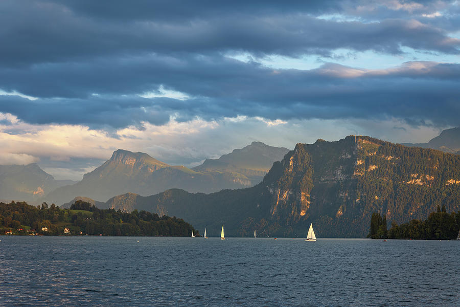 Lake Lucerne, Switzerland Photograph by Benedek