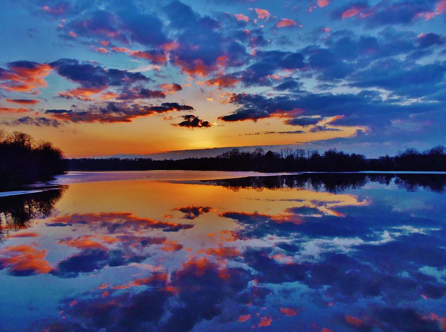 Lake Luxembourg Sunset Photograph by Greg Kear - Fine Art America