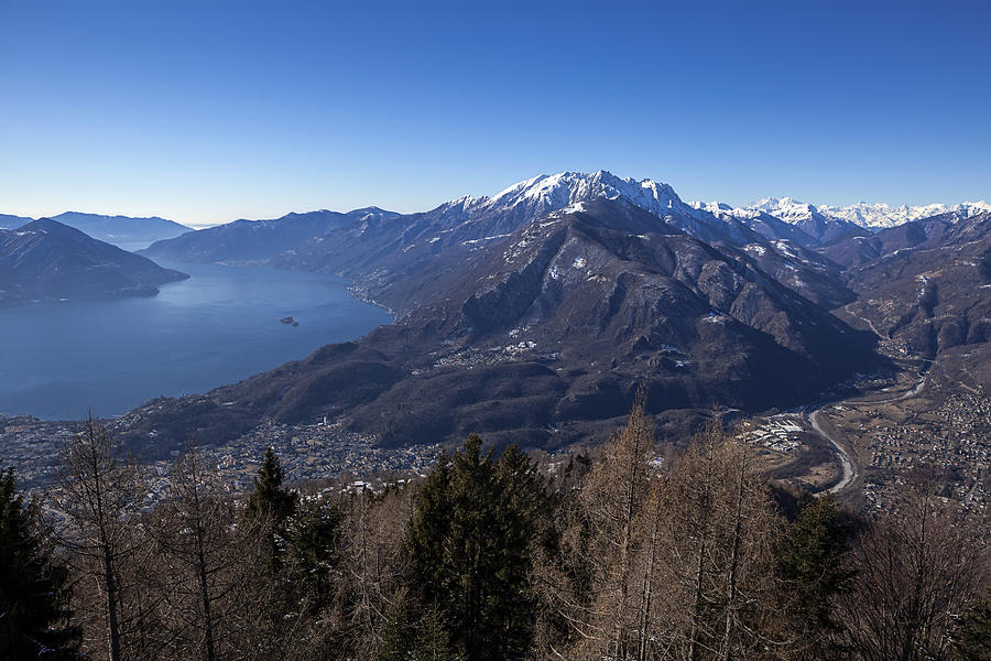 Mountain Photograph - Lake Maggiore and Centovalli by Joana Kruse
