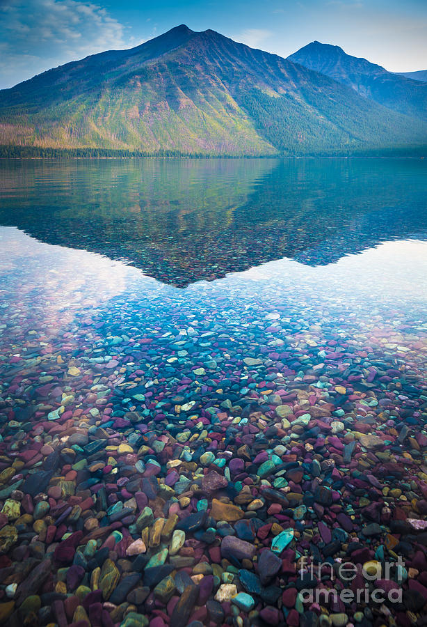 Mountain Photograph - Lake McDonald by Inge Johnsson