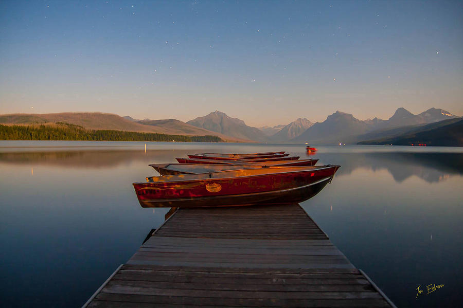 Lake McDonald Digital Art by Jon Erdmann - Fine Art America