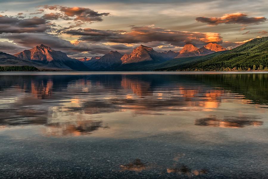 Lake McDonald Sunset Photograph By Philip Kuntz   Pixels