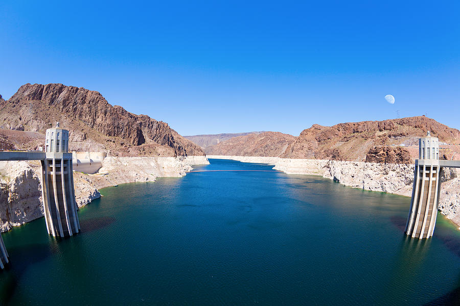 Lake Mead And Hoover Dam Photograph