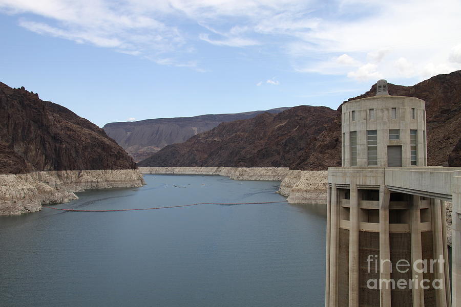 Lake Mead Seen From The Hoover Dam Photograph by Christiane Schulze Art And Photography