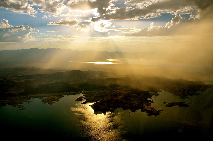 Sunset Photograph - Lake Mead Sunset by Amanda Miles