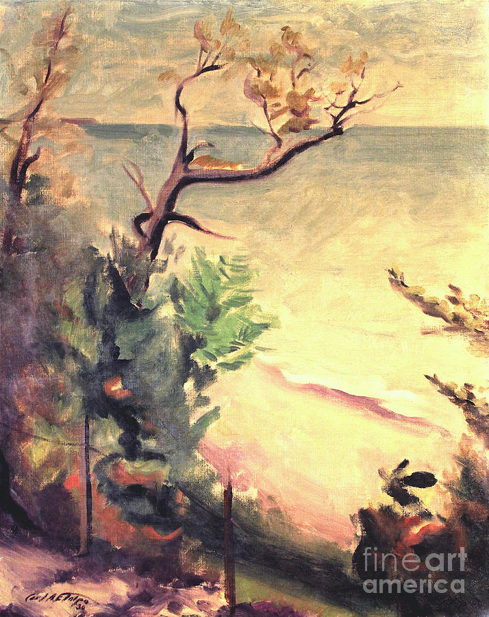 Lake Michigan 1930 Painting by Art By Tolpo Collection