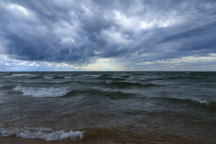 Lake Michigan Photograph - Lake Michigan in Motion by Rachel Cohen