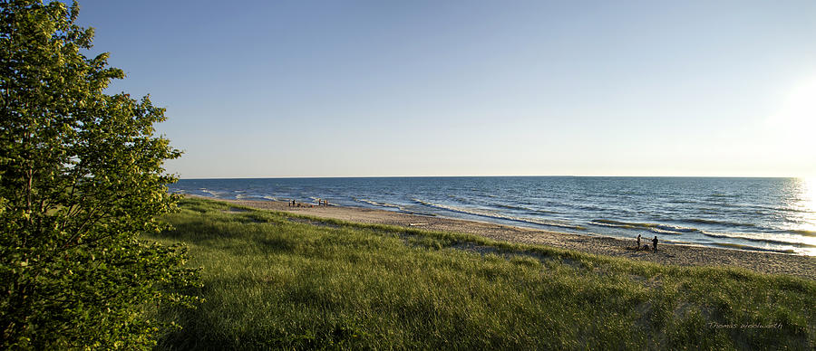 Lake Michigan Shoreline Panorama Photograph by Thomas Woolworth