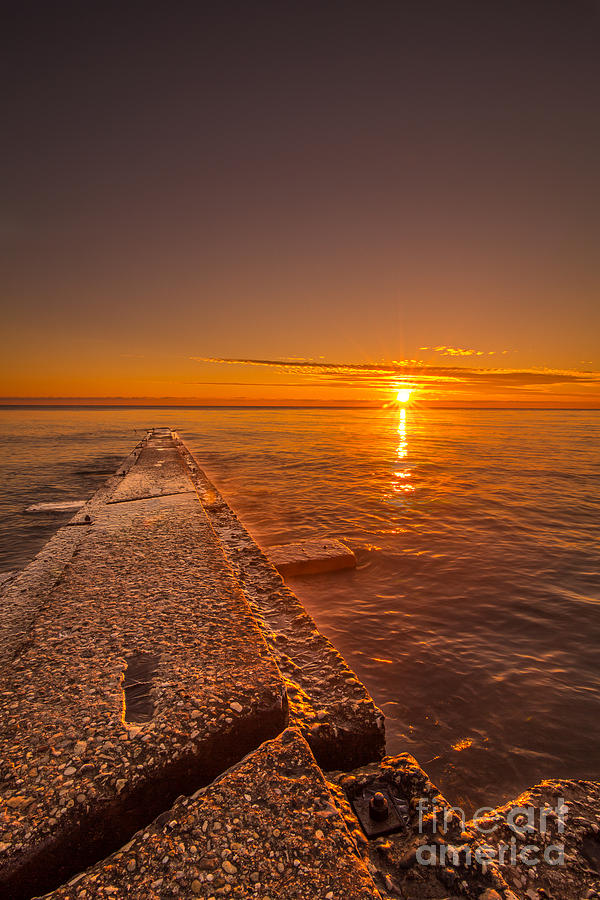 Lake Michigan Sparkle Photograph by Andrew Slater