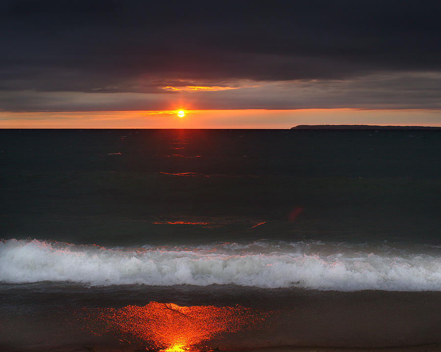 Lake Michigan Sunset Photograph by Jamieson Brown
