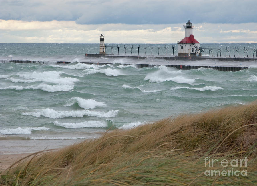 Lake Michigan Winds Photograph by Ann Horn