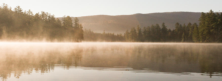 Lake mist rising Photograph by Vance Bell