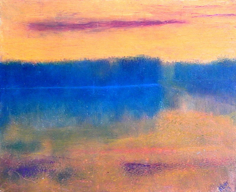 Tree Painting - Lake Morning by Kent Whitaker