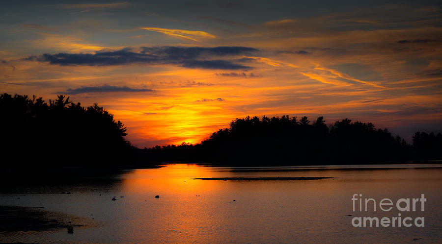 Lake Naomi Pocono Sunset Photograph
