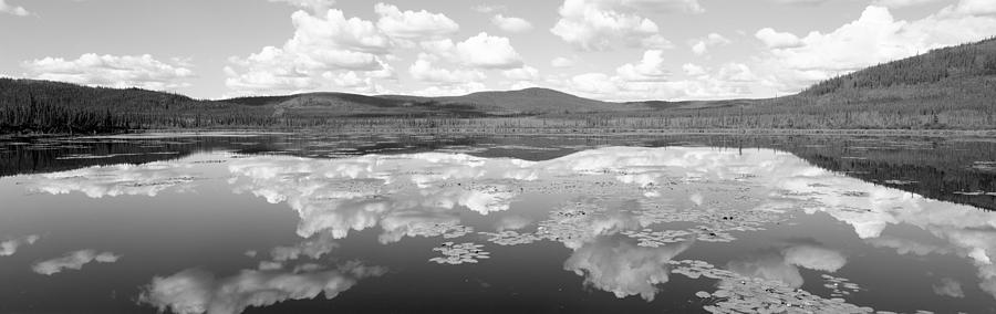 Black And White Photograph - Lake Near Beaver Creek. Yukon by Panoramic Images