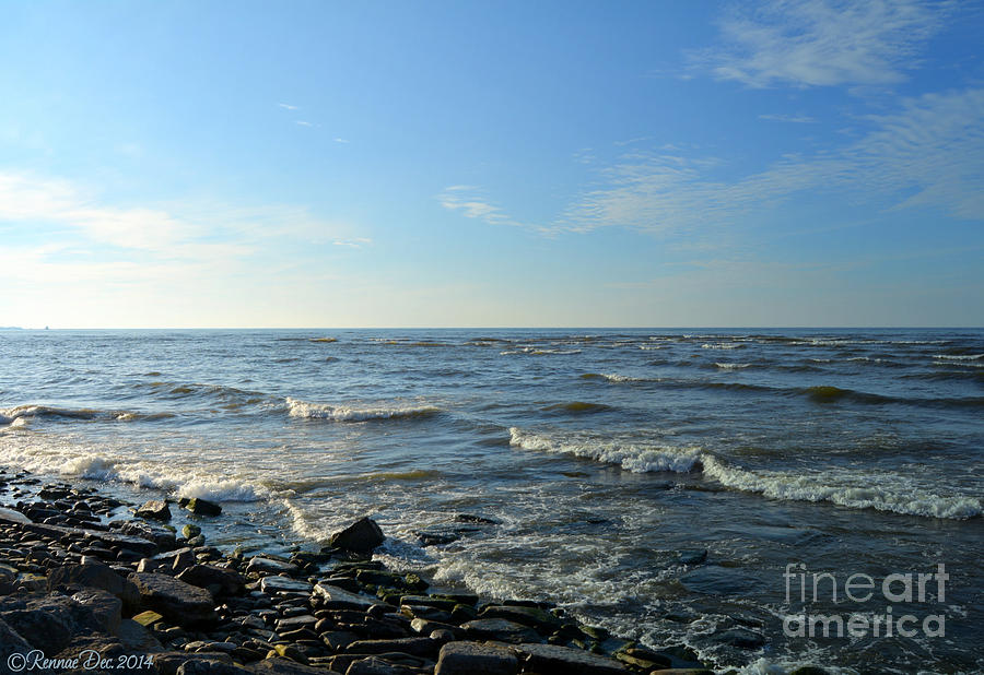 Lake Photograph - Lake Ontario December by Rennae Christman Lake Photograph - Lake Ontario December by Rennae Christman