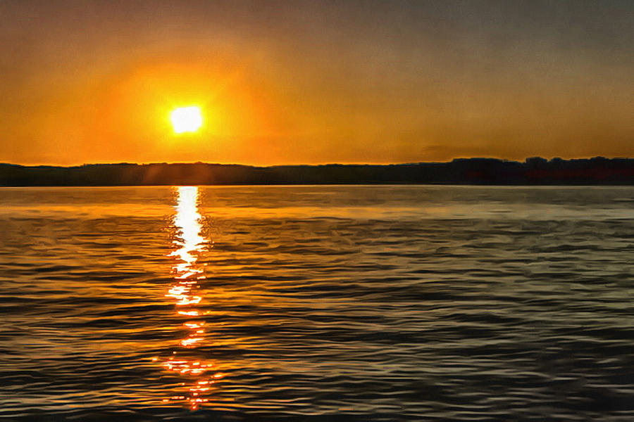 Lake Ouachita Sunset Photograph by CarolLMiller Photography