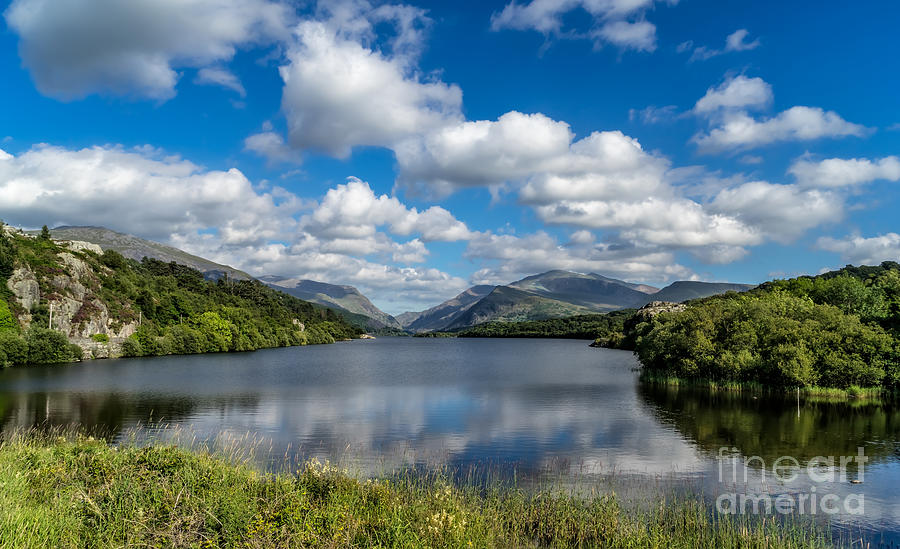 Lake Padarn Llanberis Wales Photograph by Adrian Evans