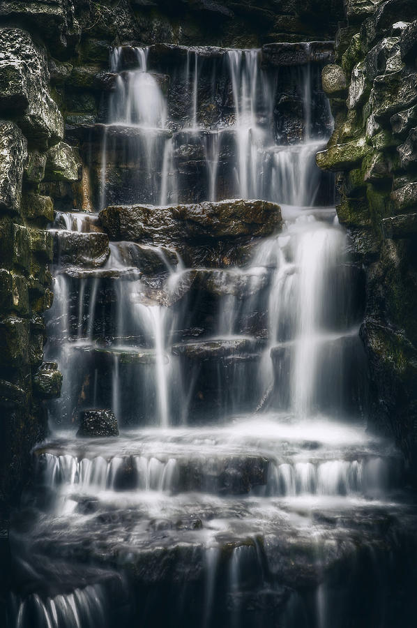 Waterfall Photograph - Lake Park Waterfall 2 by Scott Norris