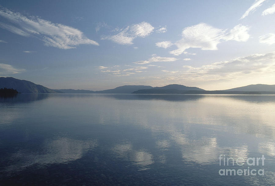 Landscape Photograph - Lake Pend Oreille, Idaho by William H. Mullins