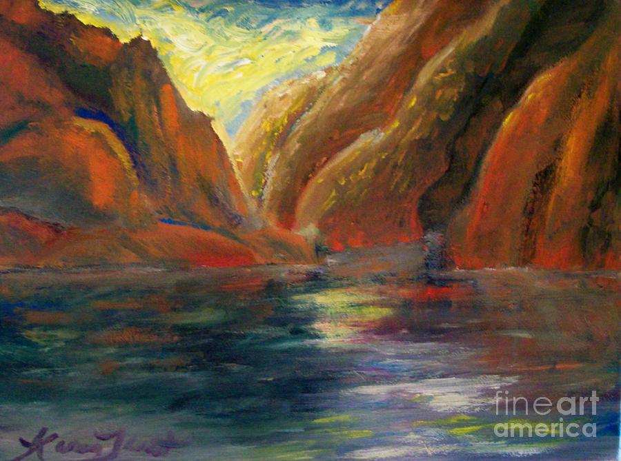 Lake Powell Painting by Karen Trout