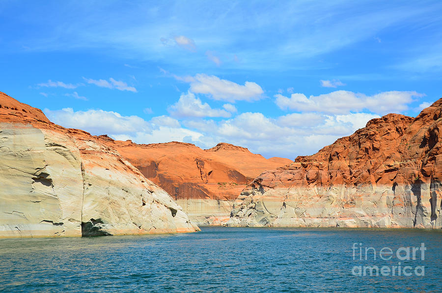 Lake Powell Navajo Canyon Photograph by Debra Thompson