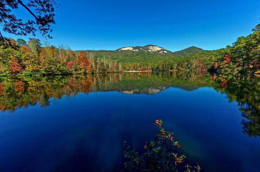 Lake Reflection of Table Rock Pickens County SC Photograph by Willie ...